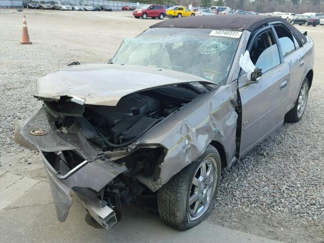 1G6DM57T170161070 - 2007 CADILLAC CTS TAN photo 2