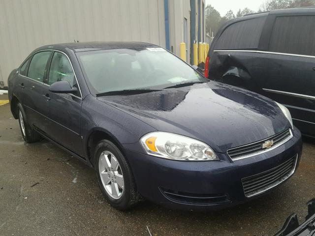 2G1WT58K779346768 - 2007 CHEVROLET IMPALA LT BLUE photo 1