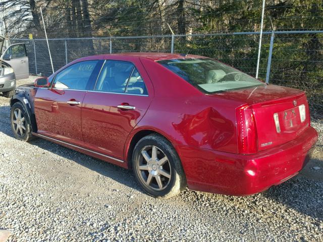 1G6DA67V680169151 - 2008 CADILLAC STS RED photo 3