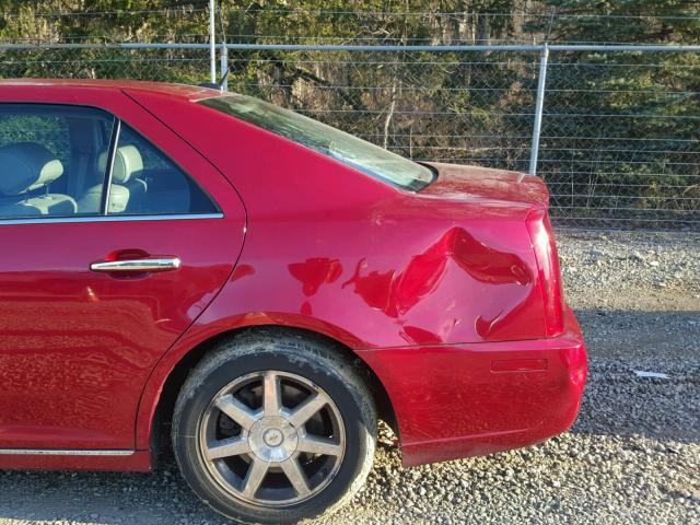 1G6DA67V680169151 - 2008 CADILLAC STS RED photo 9