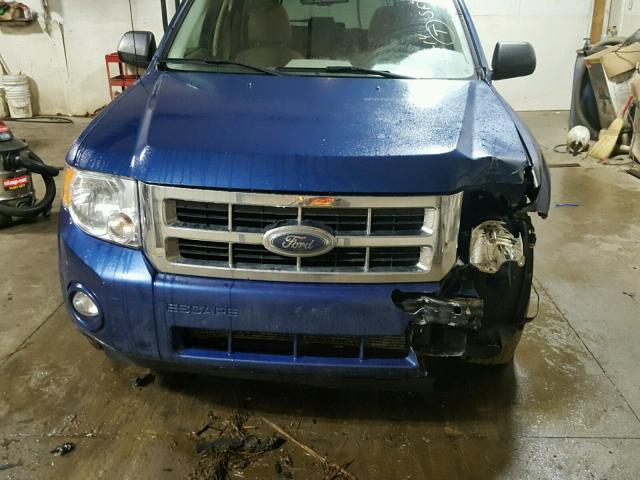 1FMCU93138KC92202 - 2008 FORD ESCAPE XLT BLUE photo 9