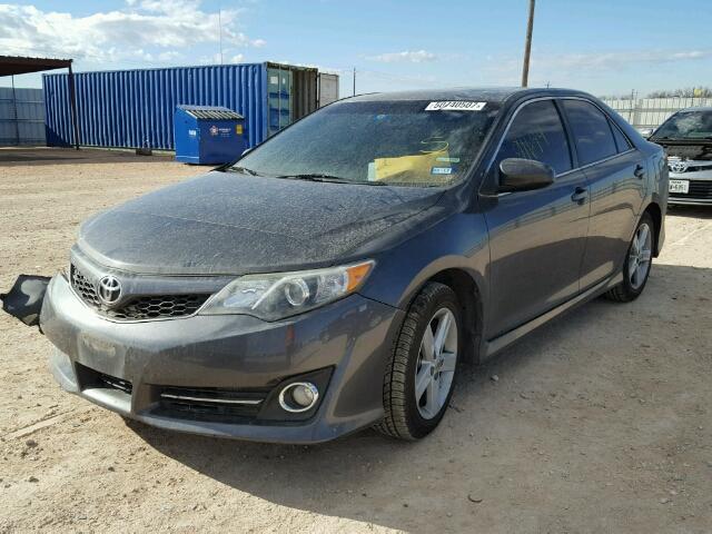 4T1BF1FK6CU126118 - 2012 TOYOTA CAMRY BASE GRAY photo 2