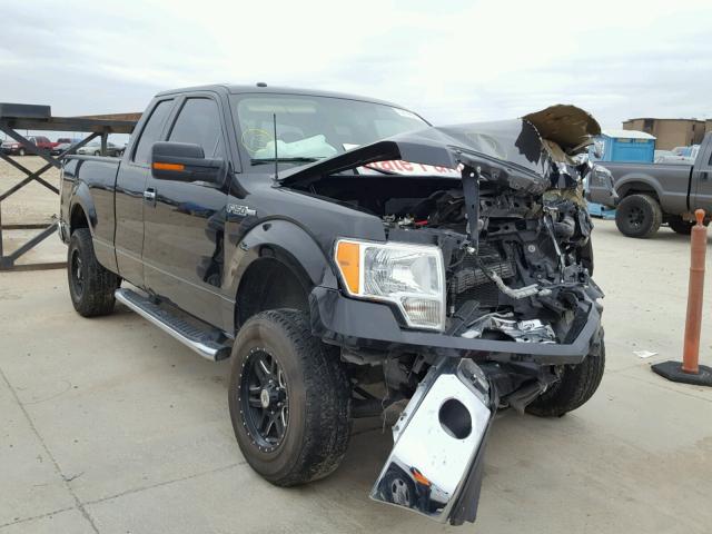 1FTFX1CF6EKD51387 - 2014 FORD F150 SUPER BLACK photo 1