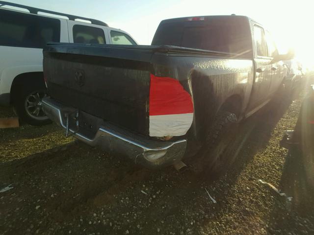 1D3HV13T99S788950 - 2009 DODGE RAM 1500 BLACK photo 4