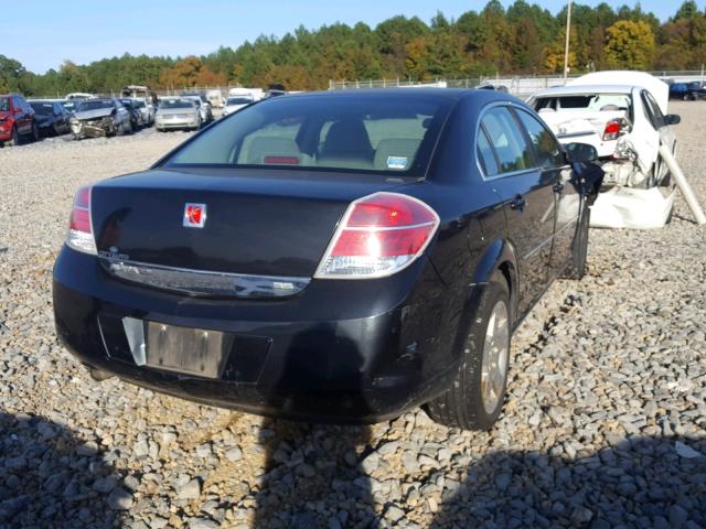 1G8ZS57N48F103747 - 2008 SATURN AURA XE BLACK photo 4