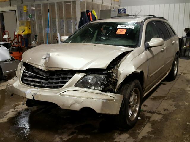 2C8GF78445R332337 - 2005 CHRYSLER PACIFICA L TAN photo 2