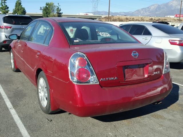 1N4AL11D56N402939 - 2006 NISSAN ALTIMA S RED photo 3