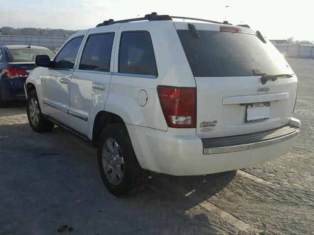 1J8HR58N28C171390 - 2008 JEEP GRAND CHER WHITE photo 3