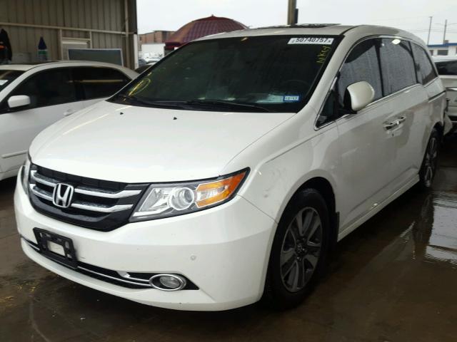 5FNRL5H91EB128481 - 2014 HONDA ODYSSEY TO WHITE photo 2