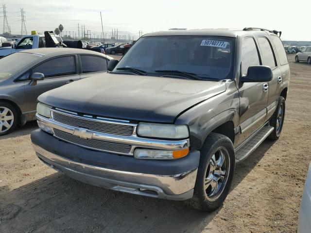 1GNEC13V14R213848 - 2004 CHEVROLET TAHOE C150 BLACK photo 2