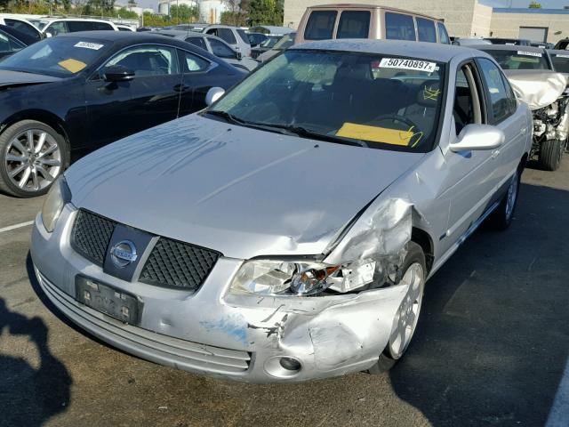 3N1CB51D06L582055 - 2006 NISSAN SENTRA 1.8 SILVER photo 2