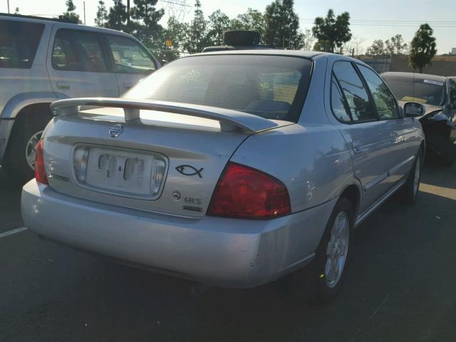 3N1CB51D06L582055 - 2006 NISSAN SENTRA 1.8 SILVER photo 4