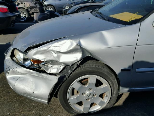 3N1CB51D06L582055 - 2006 NISSAN SENTRA 1.8 SILVER photo 9