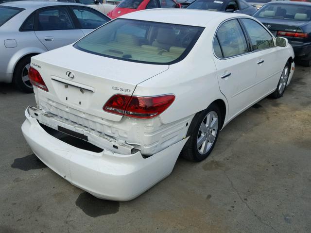 JTHBA30G065151919 - 2006 LEXUS ES 330 WHITE photo 4