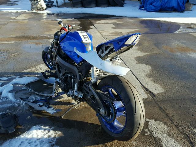 JS1GN7DAX62111027 - 2006 SUZUKI GSX-R600 K BLUE photo 3