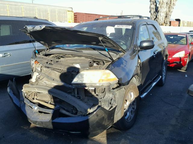 2HNYD18823H530312 - 2003 ACURA MDX TOURIN BLACK photo 2