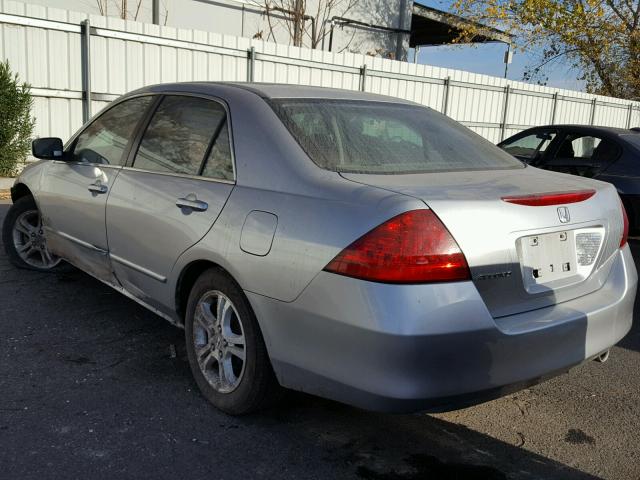 JHMCM56416C003844 - 2006 HONDA ACCORD LX SILVER photo 3