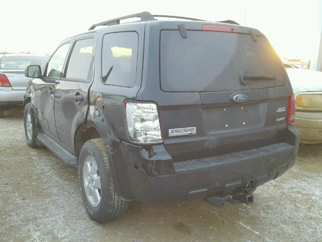 1FMCU93198KD72880 - 2008 FORD ESCAPE XLT BLACK photo 3