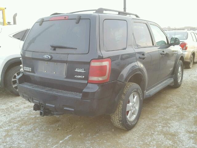 1FMCU93198KD72880 - 2008 FORD ESCAPE XLT BLACK photo 4