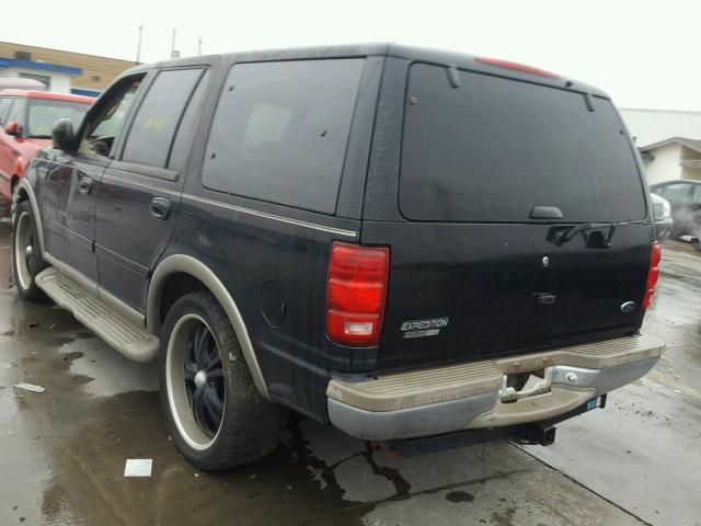 1FMRU17L8YLB00807 - 2000 FORD EXPEDITION BLACK photo 3