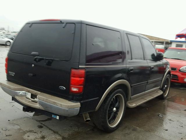 1FMRU17L8YLB00807 - 2000 FORD EXPEDITION BLACK photo 4