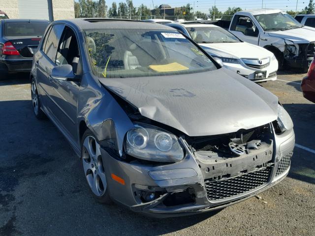 WVWGD91K19W136137 - 2009 VOLKSWAGEN GTI GRAY photo 1