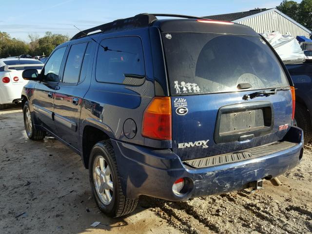 1GKES16S136167634 - 2003 GMC ENVOY XL BLUE photo 3