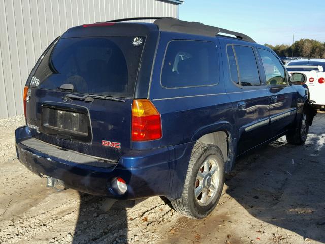 1GKES16S136167634 - 2003 GMC ENVOY XL BLUE photo 4