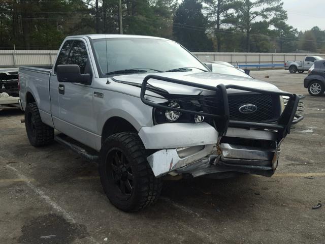 1FTRF12W74NB24840 - 2004 FORD F150 SILVER photo 1