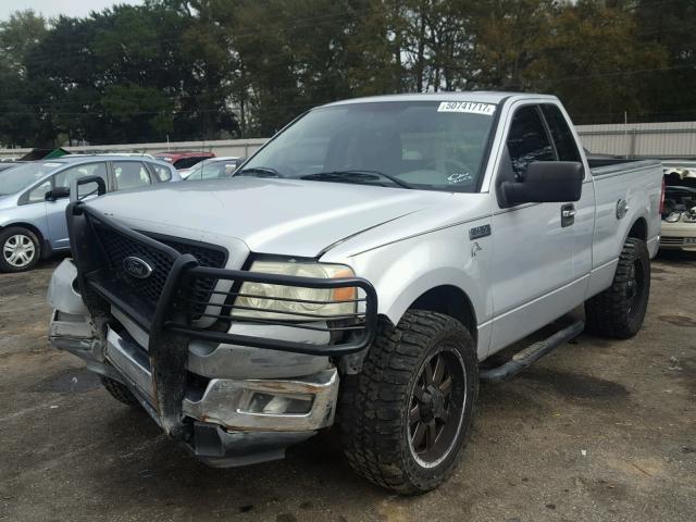 1FTRF12W74NB24840 - 2004 FORD F150 SILVER photo 2