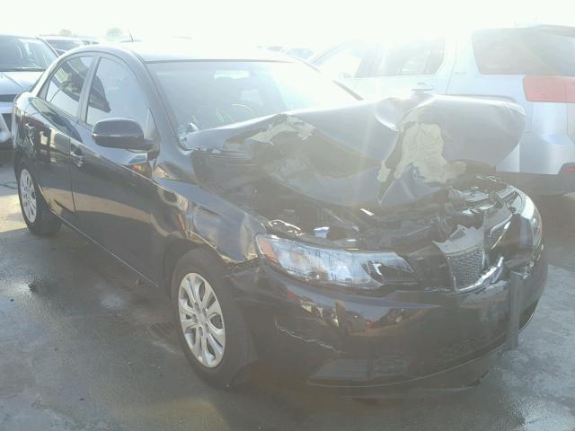 KNAFU4A28D5671587 - 2013 KIA FORTE EX BLACK photo 1