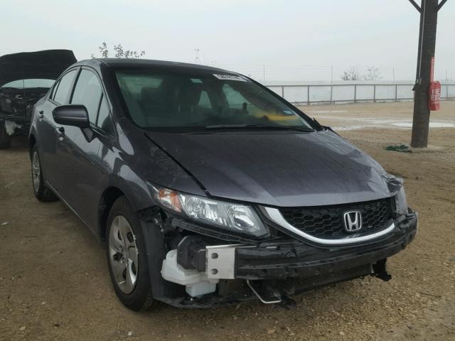 2HGFB2F54FH538662 - 2015 HONDA CIVIC LX CHARCOAL photo 1