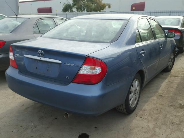 4T1BF30K83U560528 - 2003 TOYOTA CAMRY LE 蓝色 照片 4