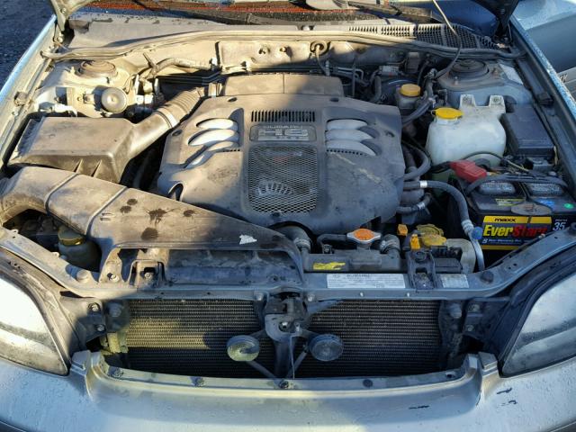 4S3BH806227653282 - 2002 SUBARU LEGACY OUT GREEN photo 7