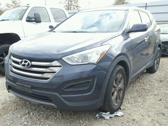 5XYZTDLB1DG061828 - 2013 HYUNDAI SANTA FE S BLUE photo 2