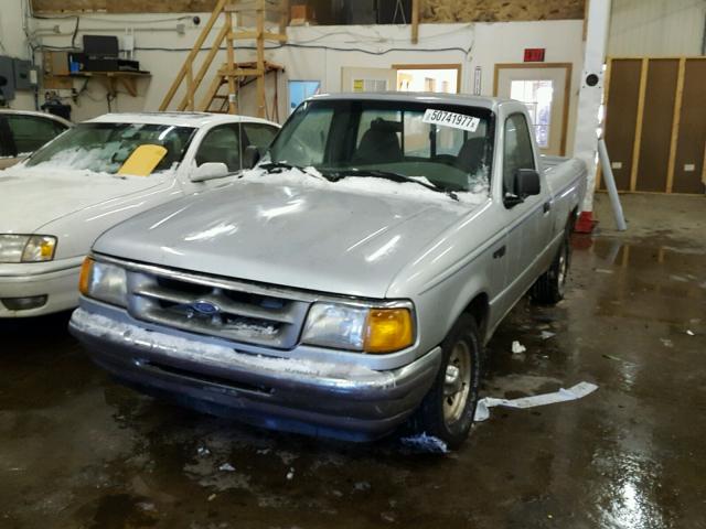 1FTCR10A9VPB50737 - 1997 FORD RANGER SILVER photo 2