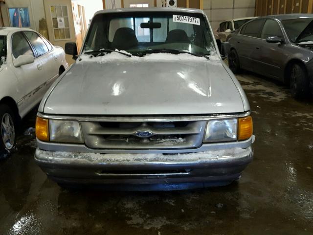 1FTCR10A9VPB50737 - 1997 FORD RANGER SILVER photo 9