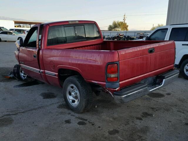 1B7HC16X0WS658340 - 1998 DODGE RAM 1500 RED photo 3