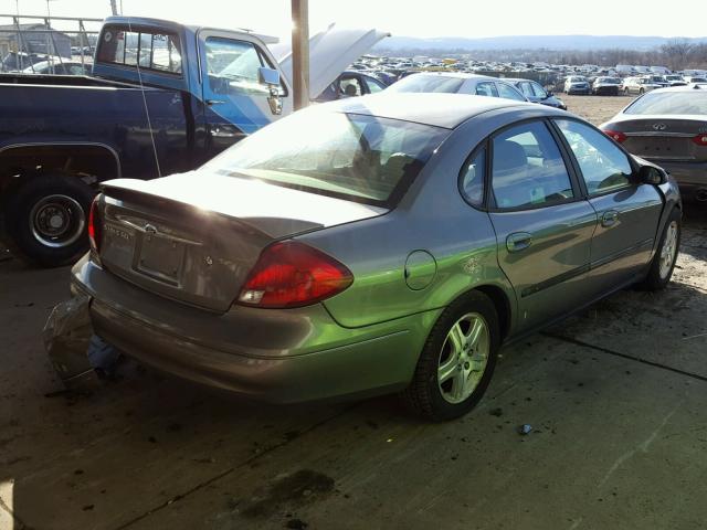 1FAHP56S61A150250 - 2001 FORD TAURUS SEL GRAY photo 4