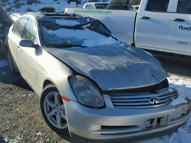 JNKCV51E94M106398 - 2004 INFINITI G35 GRAY photo 1