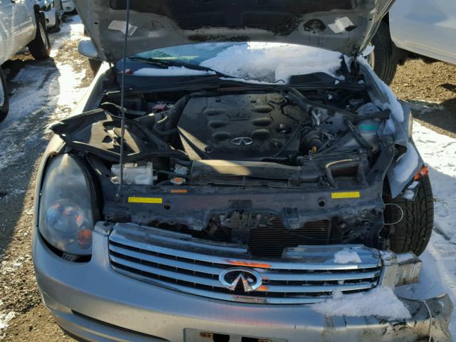 JNKCV51E94M106398 - 2004 INFINITI G35 GRAY photo 7