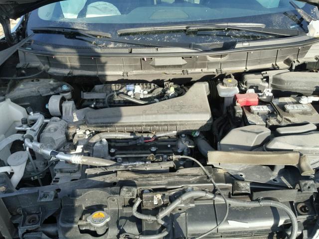 5N1AT2MVXFC765331 - 2015 NISSAN ROGUE S BLACK photo 7