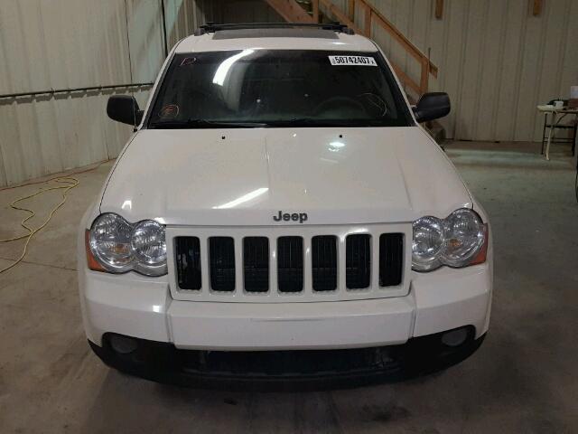 1J8HR48M58C233625 - 2008 JEEP GRAND CHER WHITE photo 9