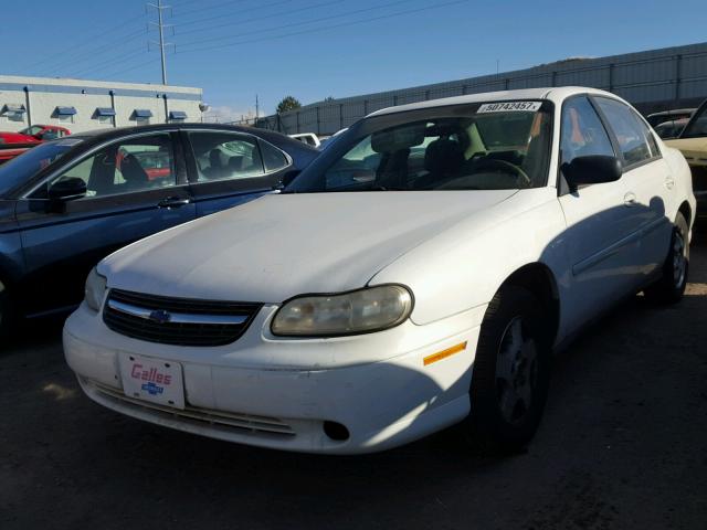 1G1ND52J63M695636 - 2003 CHEVROLET MALIBU WHITE photo 2