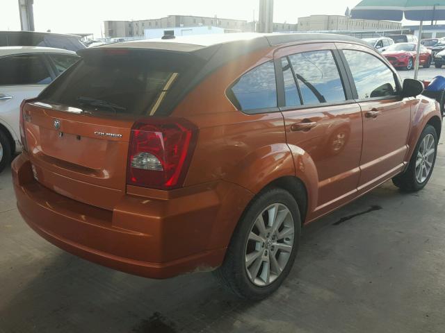 1B3CB5HA7BD256960 - 2011 DODGE CALIBER HE ORANGE photo 4