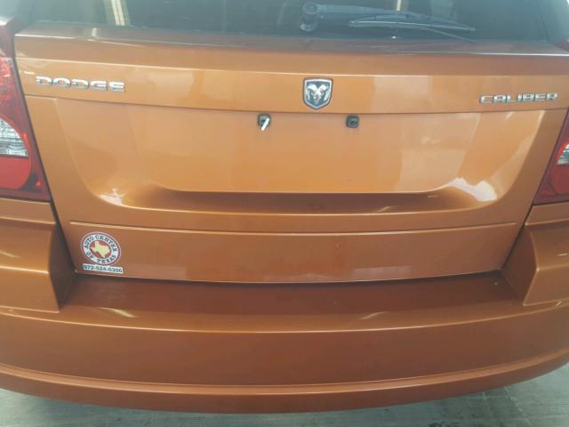 1B3CB5HA7BD256960 - 2011 DODGE CALIBER HE ORANGE photo 9