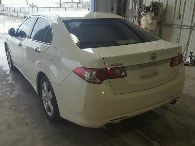 JH4CU266X9C021005 - 2009 ACURA TSX WHITE photo 3