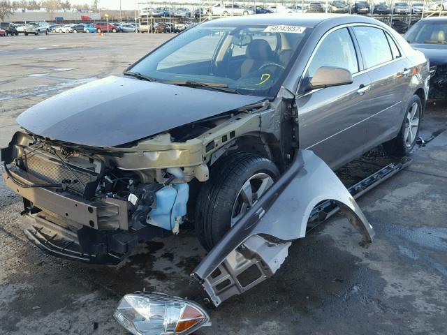 1G1ZC5EU7CF354387 - 2012 CHEVROLET MALIBU 1LT BROWN photo 2