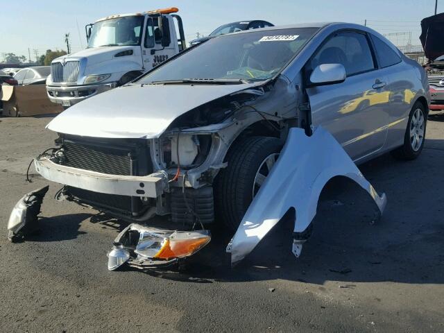 2HGFG12646H516364 - 2006 HONDA CIVIC LX SILVER photo 2