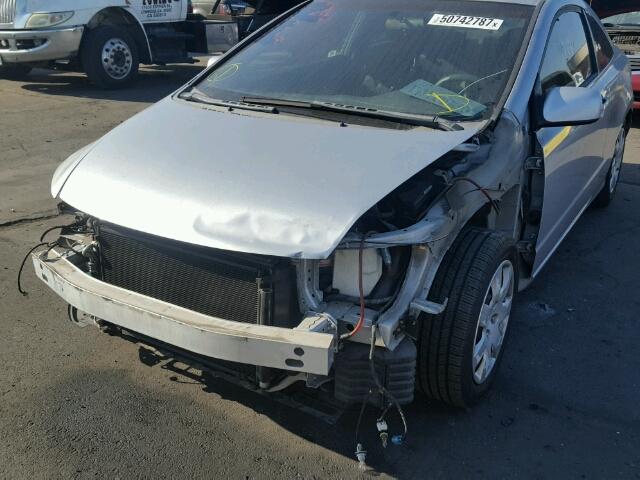 2HGFG12646H516364 - 2006 HONDA CIVIC LX SILVER photo 9